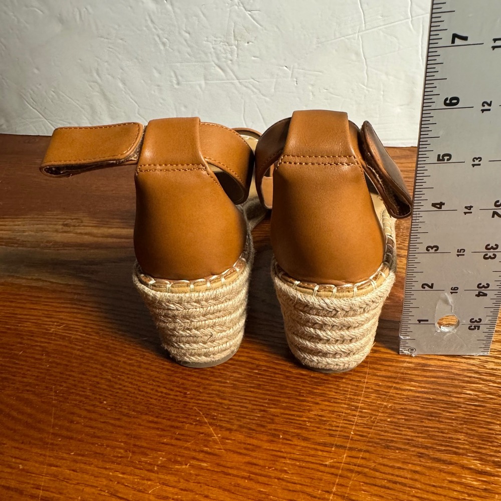 Tommy Bahama Mini Mayla Tan Brown Espadrille Wedge Sandals Womens 9.5M - Picture 6 of 6